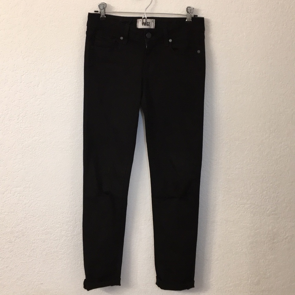 Paige black jeans size 25